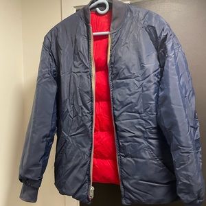 Vintage reversible bomber jacket